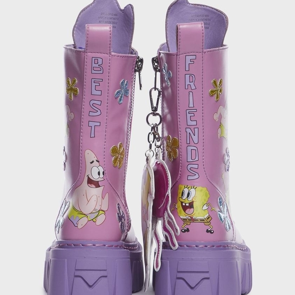 Dolls Kill SpongeBob Platform Boots - Picture 6 of 8